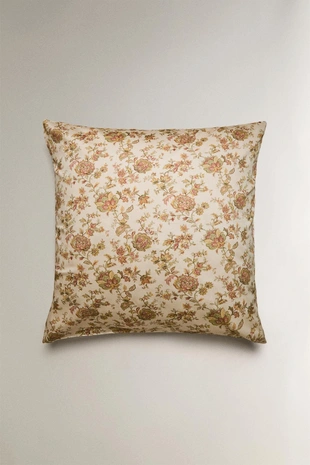 Наволочка с цветочным принтом из хлопка сатин- Заказать в России