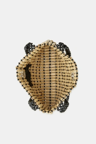 Мини-сумка из деревянных бусин- Заказать в России