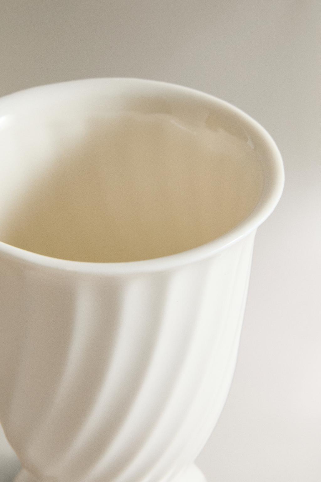 Держатель для зубных щеток из керамики с рельефом