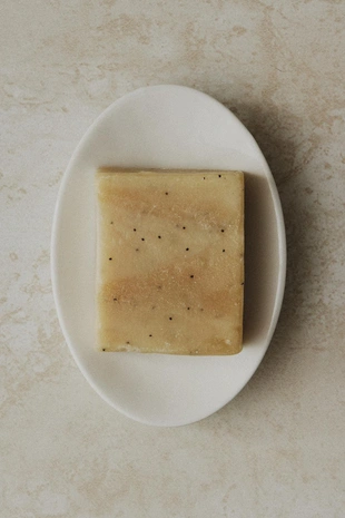 Керамическая мыльница с рельефным дизайном- Заказать в России