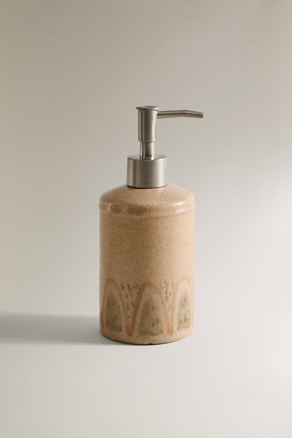 Диспенсер для жидкого мыла из терракоты