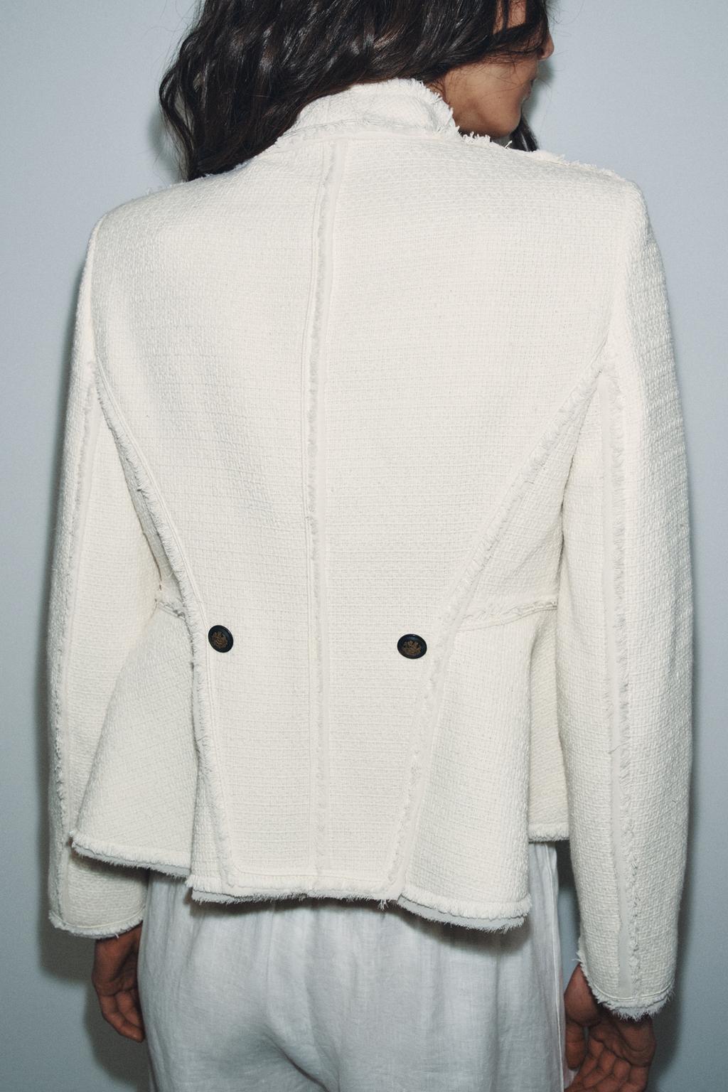 БЛЕЙЗЕР С БАСКОЙ И БАХРОМОЙ — ZW COLLECTION