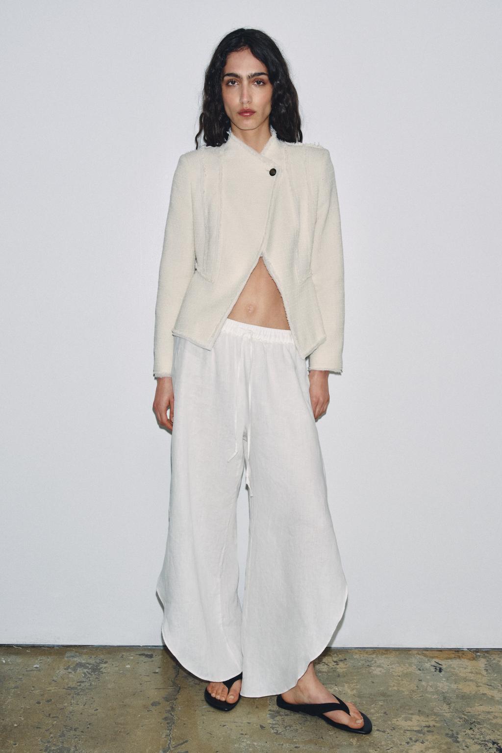 БЛЕЙЗЕР С БАСКОЙ И БАХРОМОЙ — ZW COLLECTION