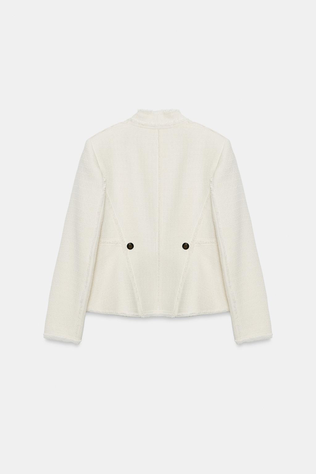 БЛЕЙЗЕР С БАСКОЙ И БАХРОМОЙ — ZW COLLECTION