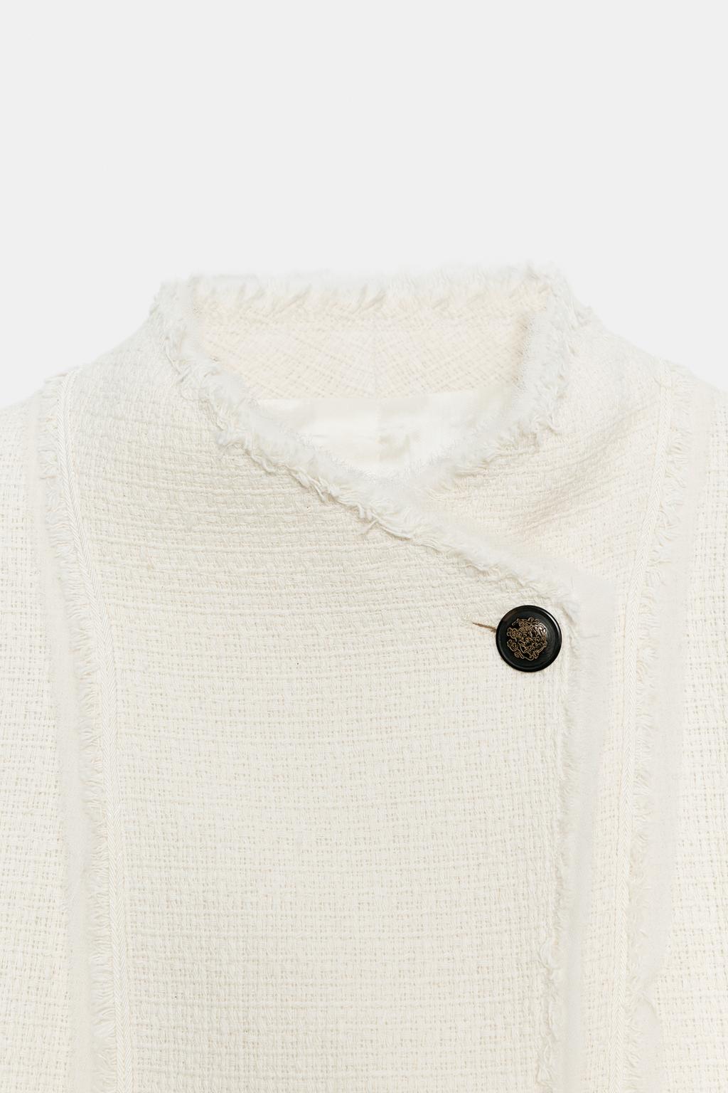 БЛЕЙЗЕР С БАСКОЙ И БАХРОМОЙ — ZW COLLECTION