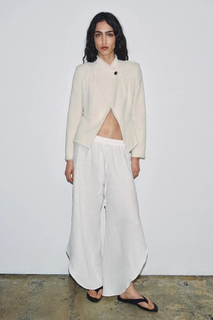 Блейзер с баской и бахромой — Zw Collection- Заказать в России