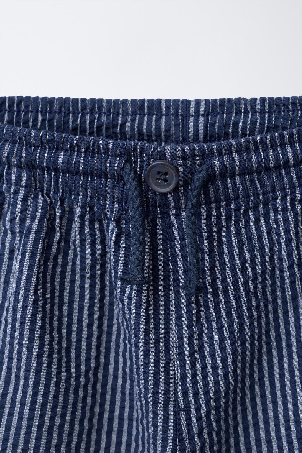 БРЮКИ SEERSUCKER В ПОЛОСКУ