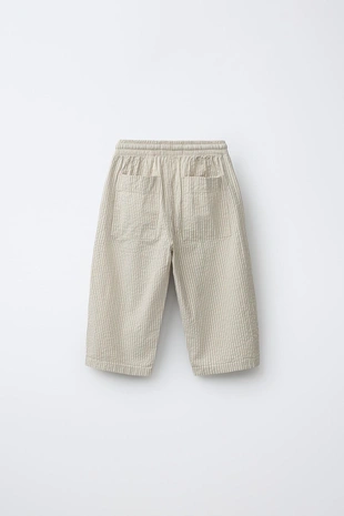 Брюки Seersucker в полоску