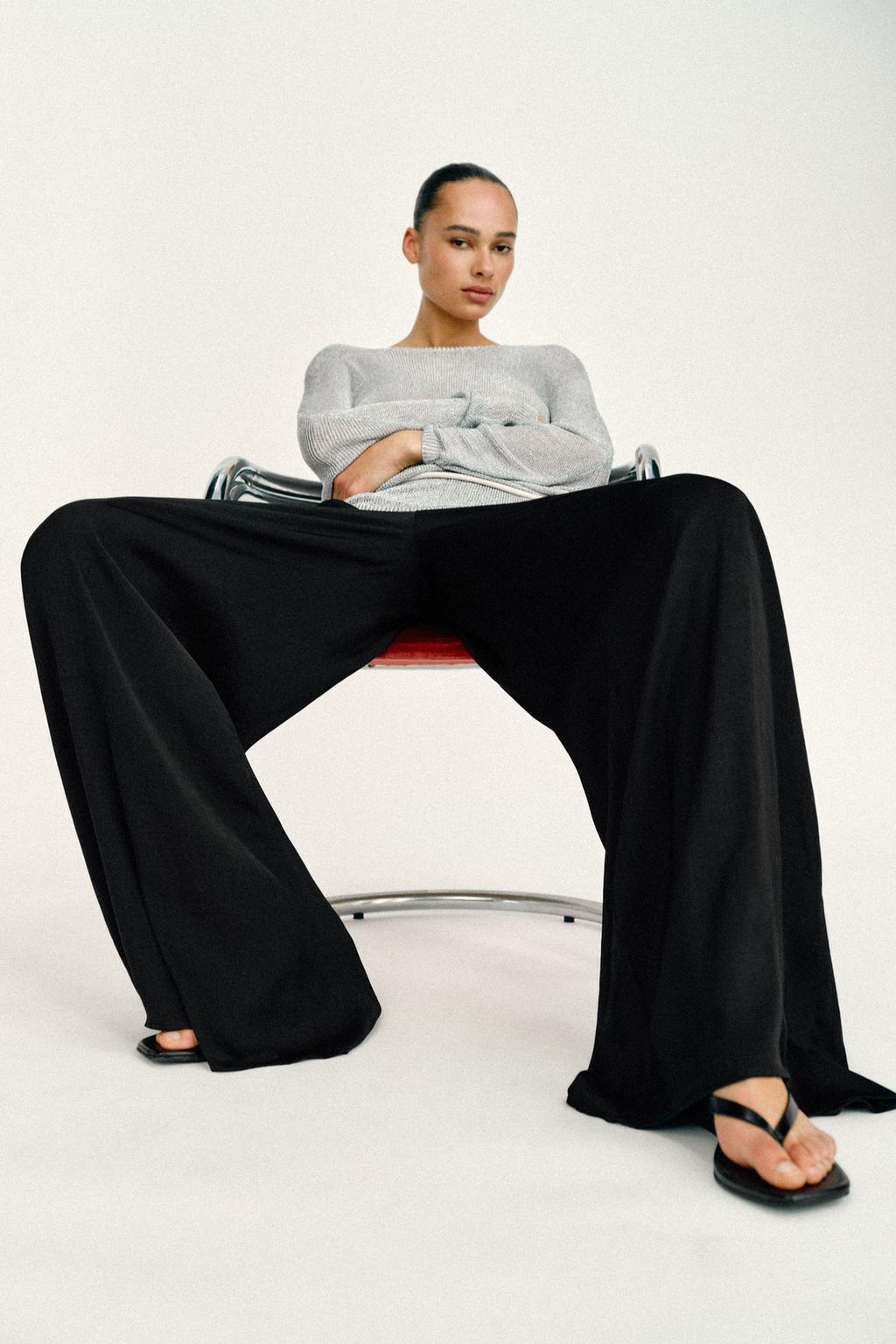 ШИРОКИЕ СТРУЯЩИЕСЯ БРЮКИ