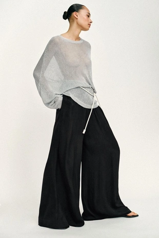 Широкие струящиеся брюки- Заказать в России