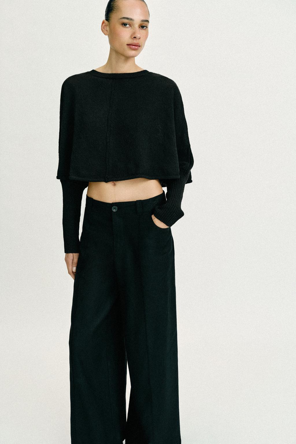 ШИРОКИЕ БРЮКИ ИЗ ЛЬНА