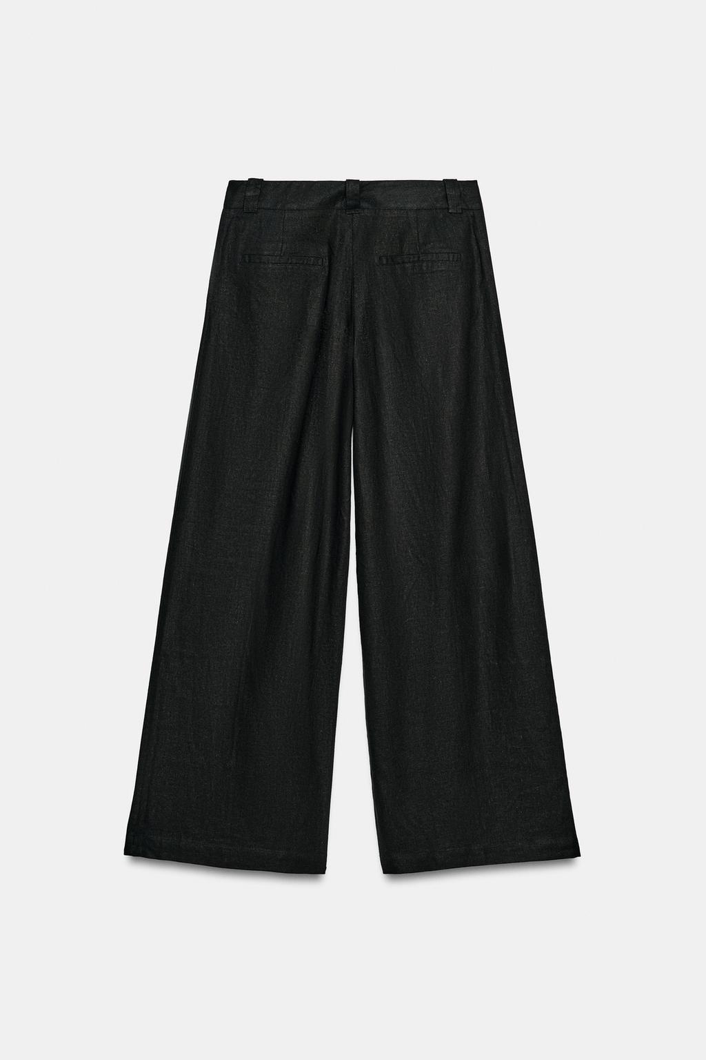 ШИРОКИЕ БРЮКИ ИЗ ЛЬНА