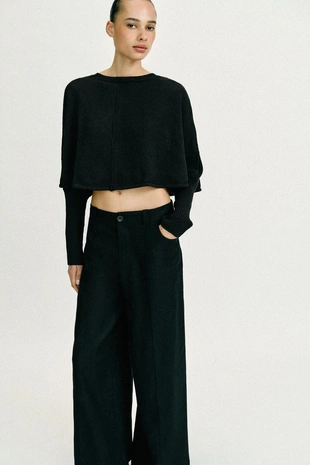 Широкие брюки из льна- Заказать в России