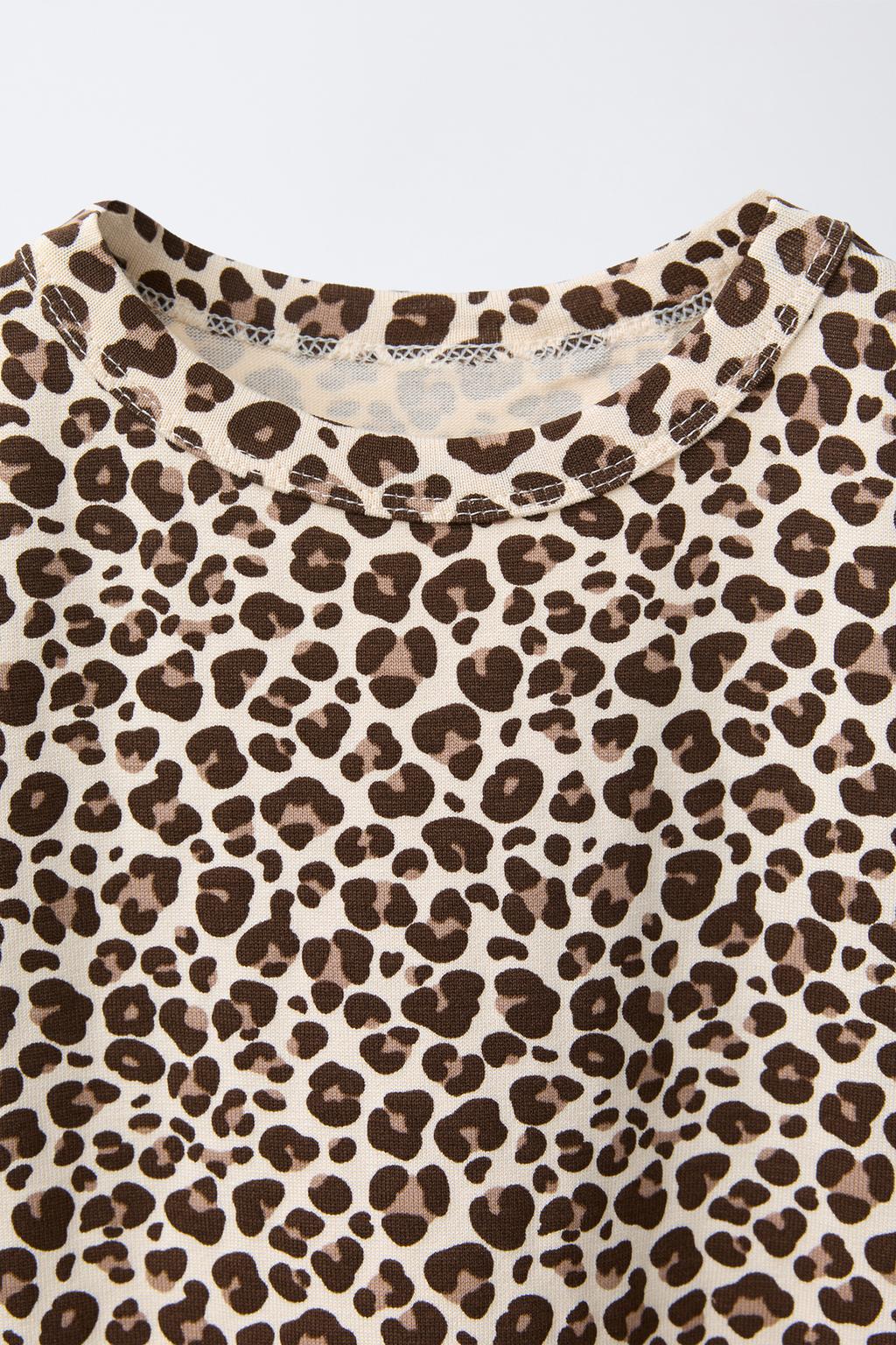 ФУТБОЛКА С АНИМАЛИСТИЧЕСКИМ ПРИНТОМ