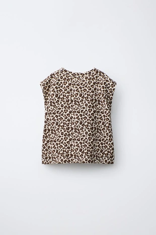 Футболка с анималистическим принтом- Заказать в России