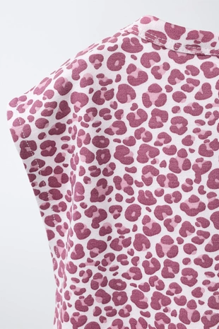 Футболка с анималистическим принтом- Заказать в России