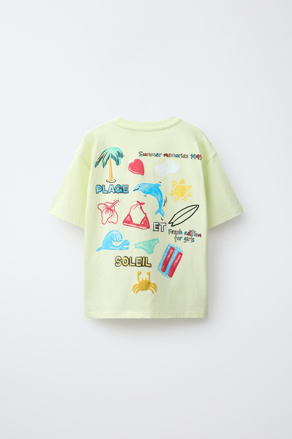 ФУТБОЛКА С ПРИНТОМ «ПЛЯЖ»