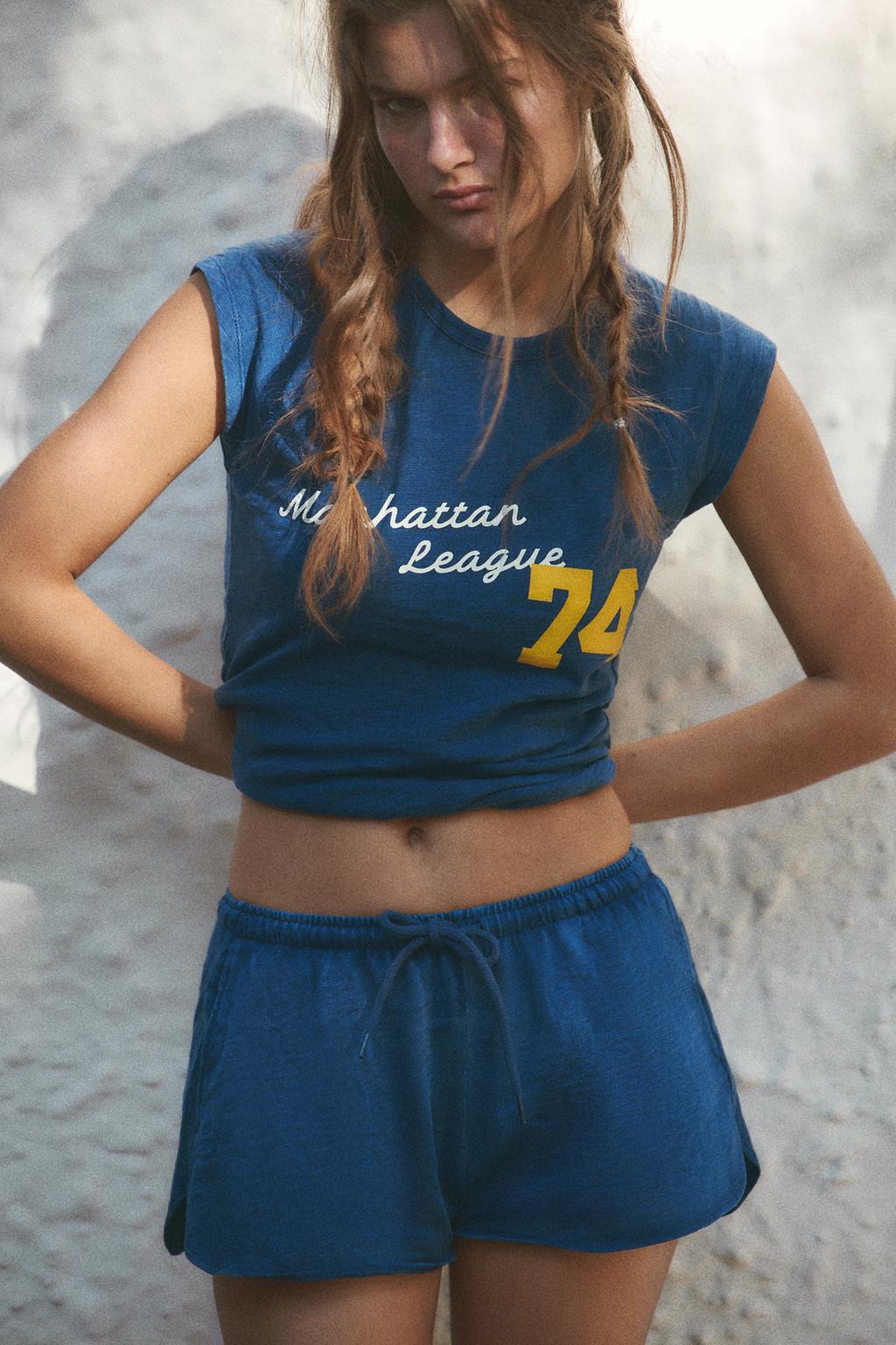 ШОРТЫ ИЗ ХЛОПКА С КУЛИСКОЙ