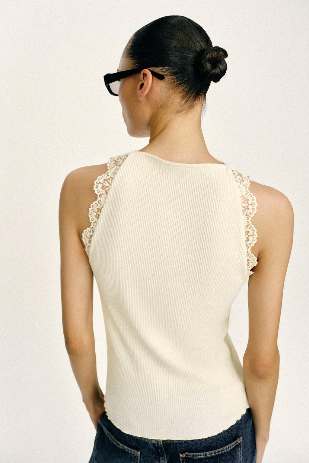 ТОП В РУБЧИК С КРУЖЕВОМ