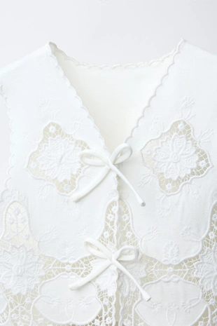 Жилет с вышивкой- Заказать в России