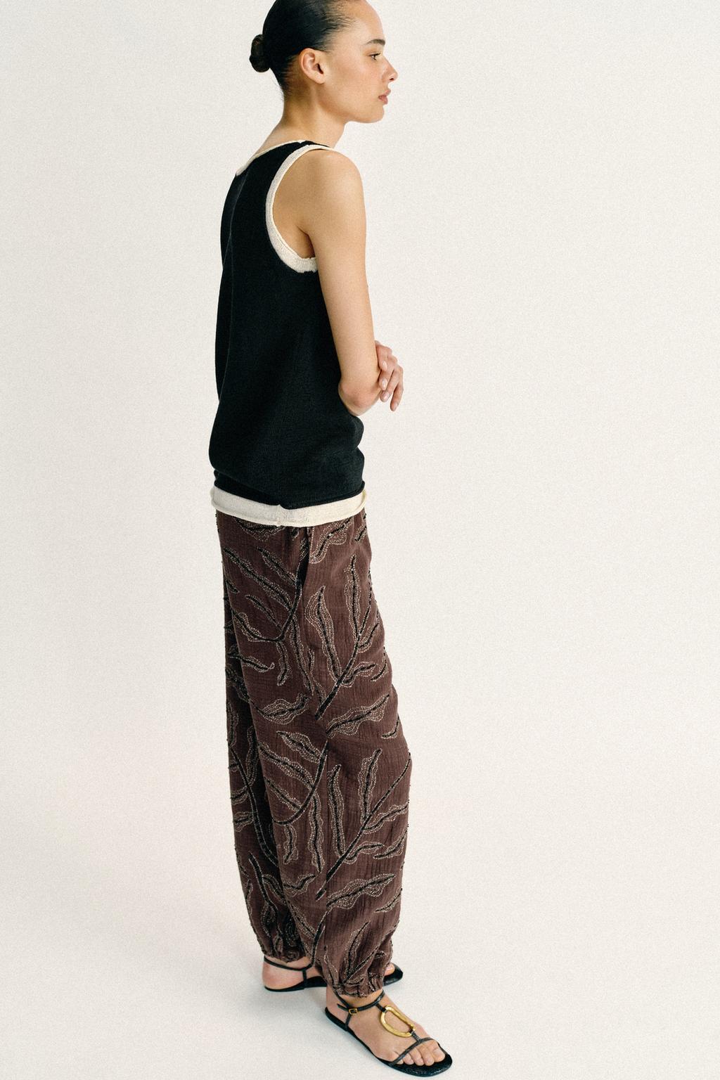 КОМБИНИРОВАННЫЙ ТРИКОТАЖНЫЙ ТОП