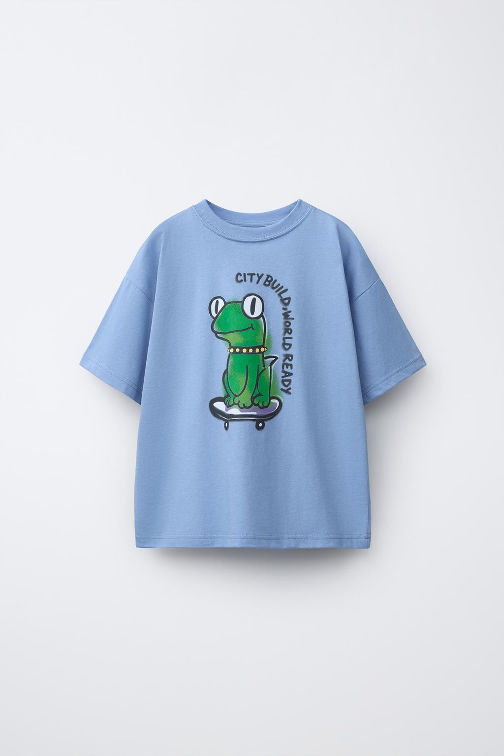 ФУТБОЛКА С ПРИНТОМ ЛЯГУШКИ