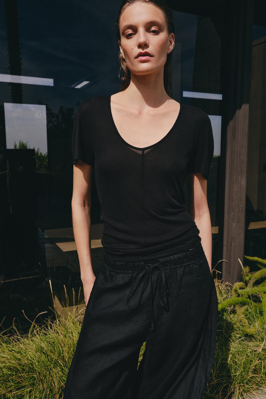 СВОБОДНАЯ ФУТБОЛКА С КОРОТКИМИ РУКАВАМИ