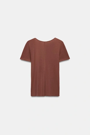 Свободная футболка с короткими рукавами- Заказать в России