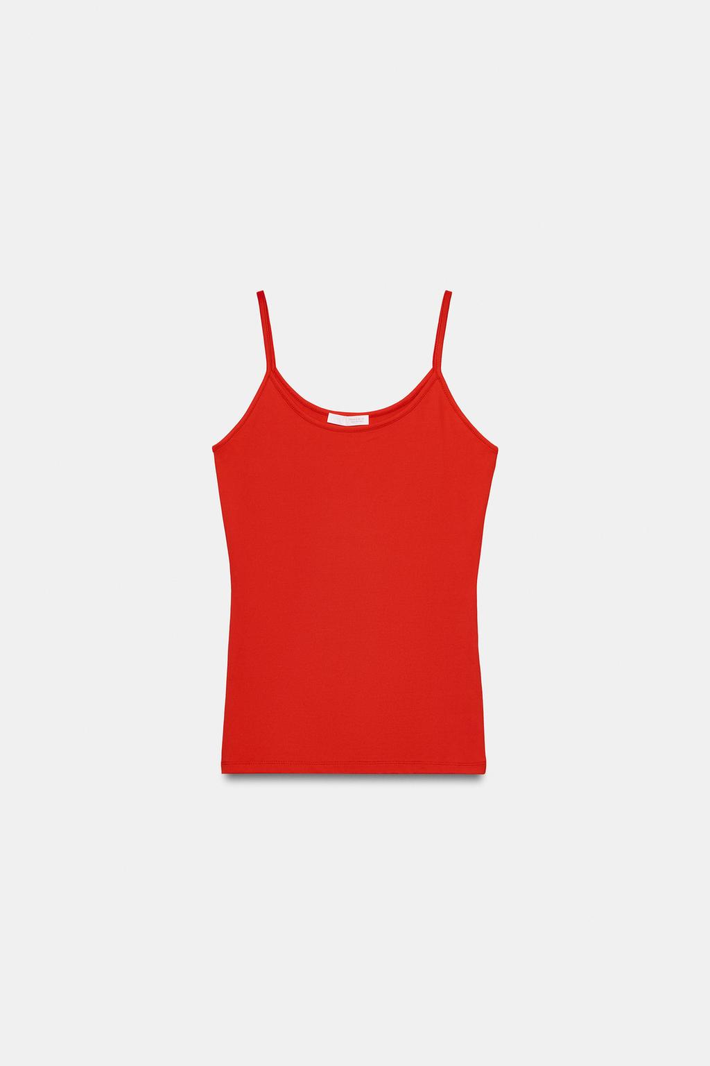 ФУТБОЛКА ИЗ ПОЛИАМИДА НА ТОНКИХ БРЕТЕЛЯХ