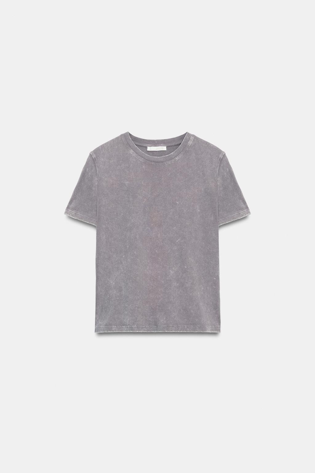 ФУТБОЛКА В СТИЛЕ РУСТИК С КОРОТКИМИ РУКАВАМИ