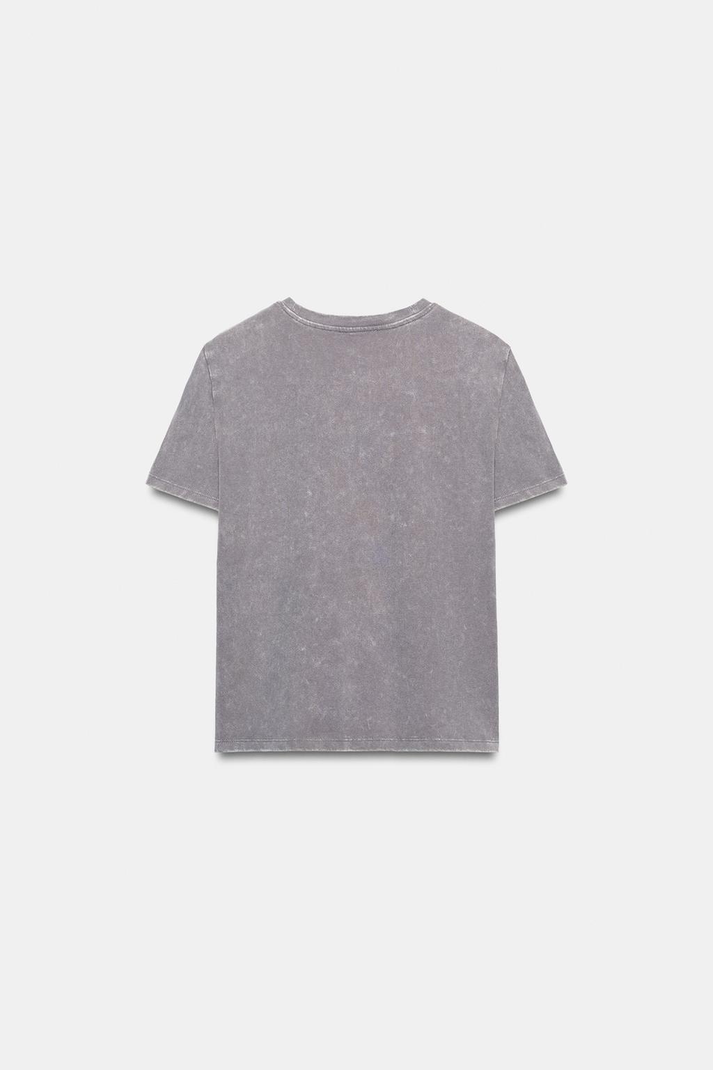 ФУТБОЛКА В СТИЛЕ РУСТИК С КОРОТКИМИ РУКАВАМИ