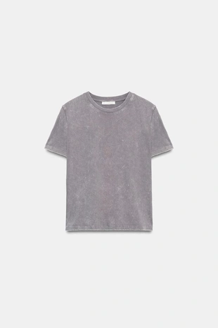 Футболка в стиле рустик с короткими рукавами- Заказать в России