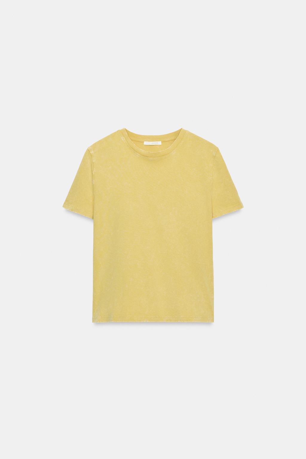 ФУТБОЛКА В СТИЛЕ РУСТИК С КОРОТКИМИ РУКАВАМИ