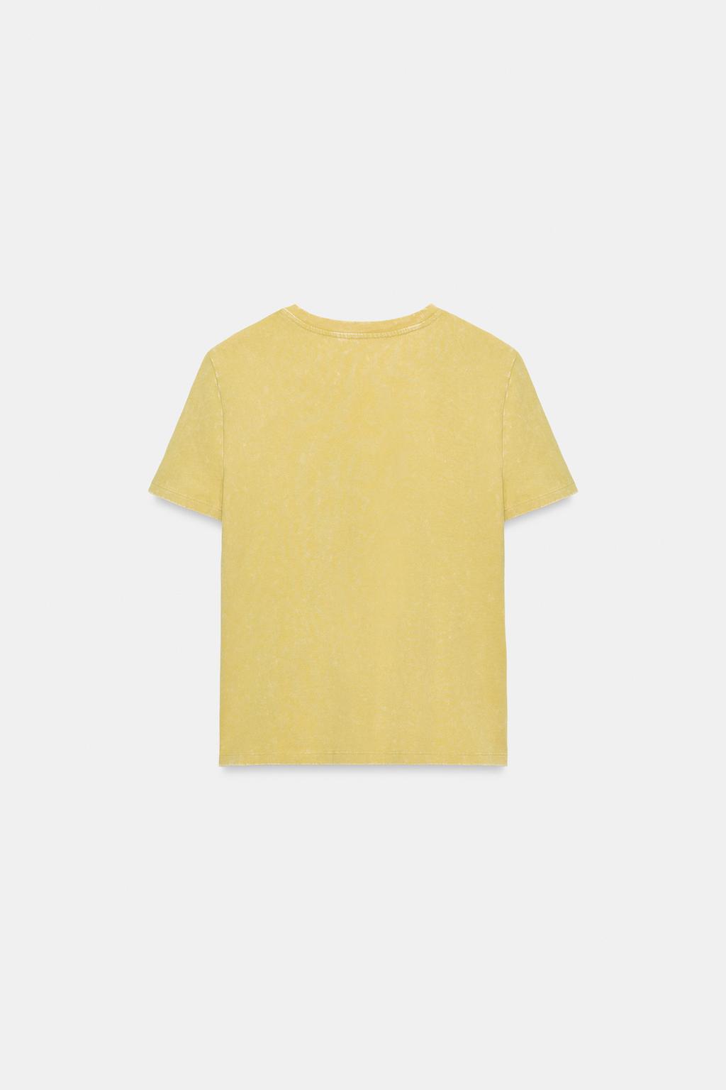 ФУТБОЛКА В СТИЛЕ РУСТИК С КОРОТКИМИ РУКАВАМИ