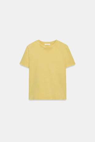 Футболка в стиле рустик с короткими рукавами- Заказать в России