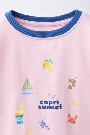 Футболка с летними мотивами