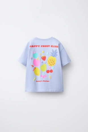 Футболка с фруктовым принтом- Заказать в России