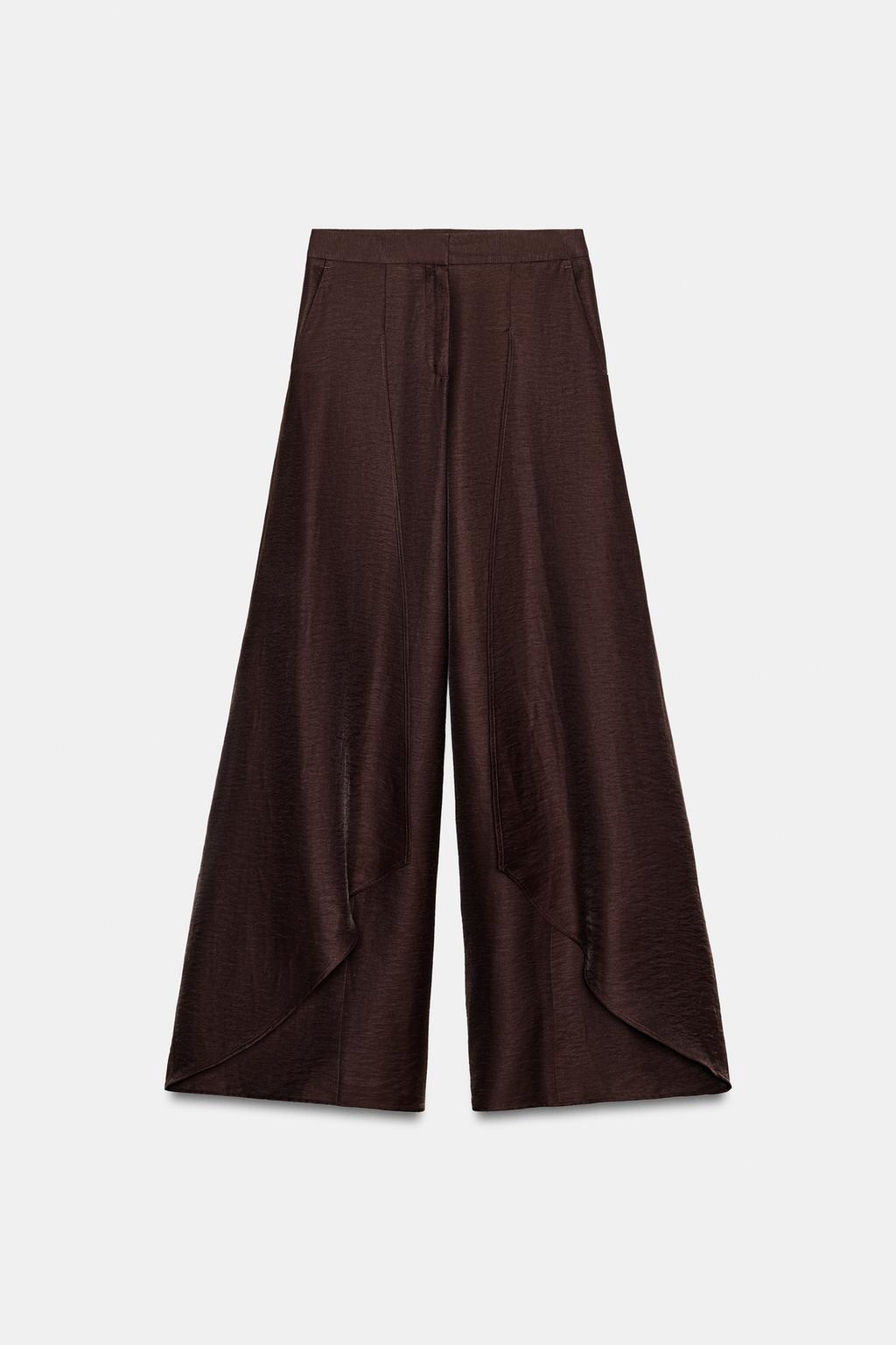 ШИРОКИЕ БРЮКИ ИЗ ЛЬНА