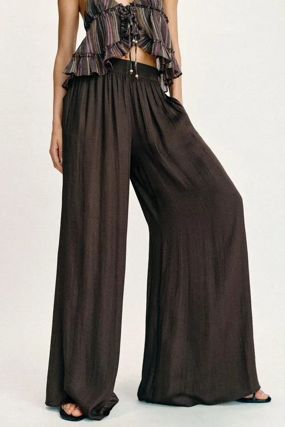 ШИРОКИЕ СТРУЯЩИЕСЯ БРЮКИ