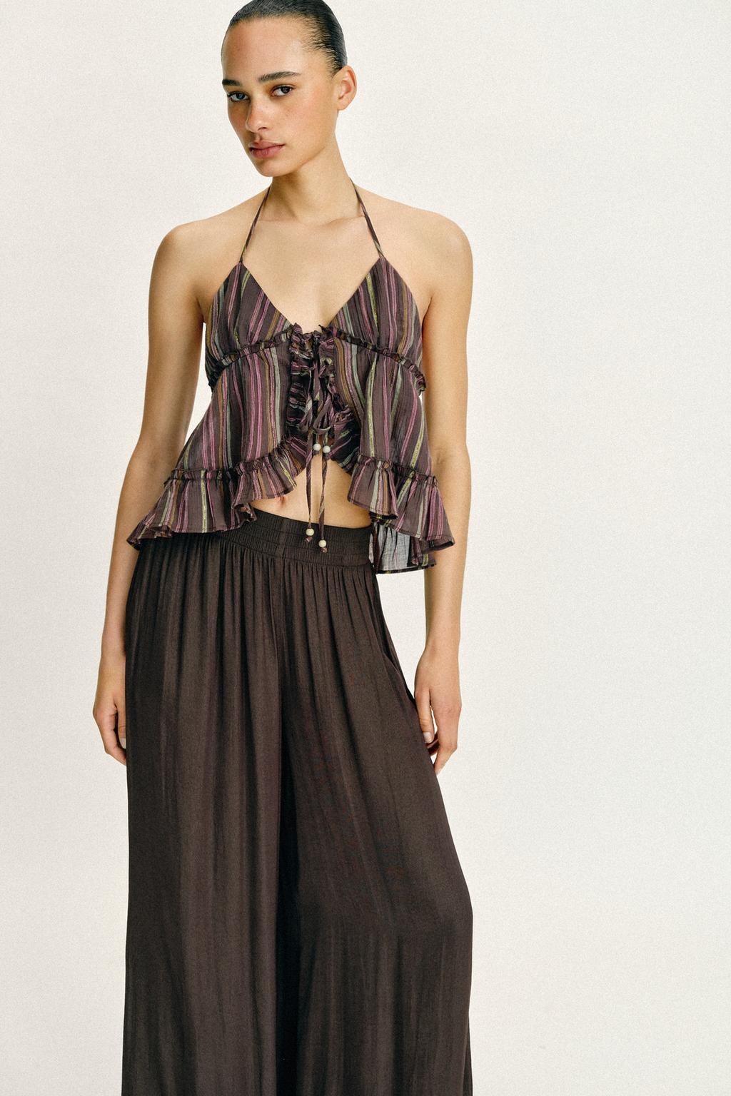 ШИРОКИЕ СТРУЯЩИЕСЯ БРЮКИ