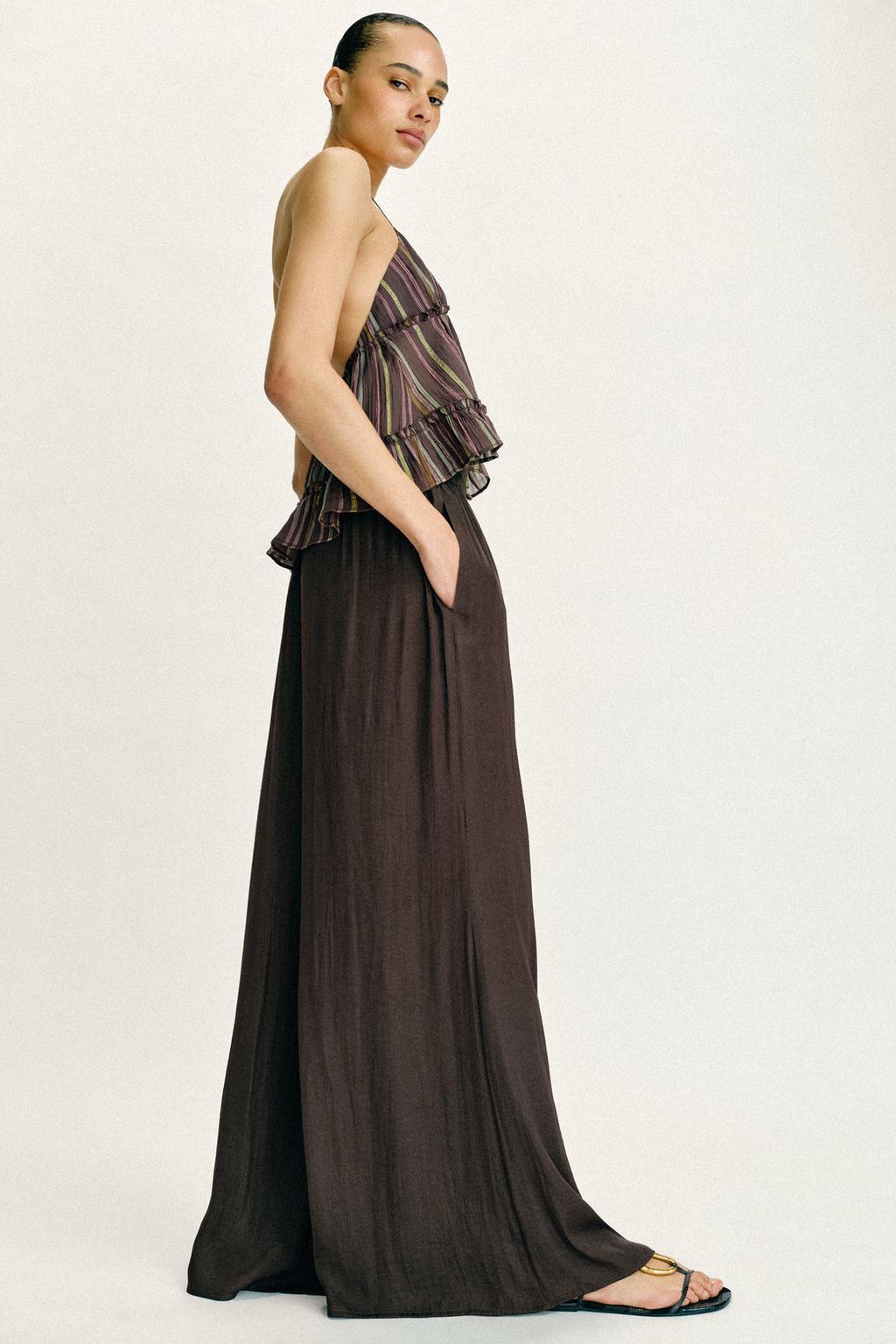 ШИРОКИЕ СТРУЯЩИЕСЯ БРЮКИ