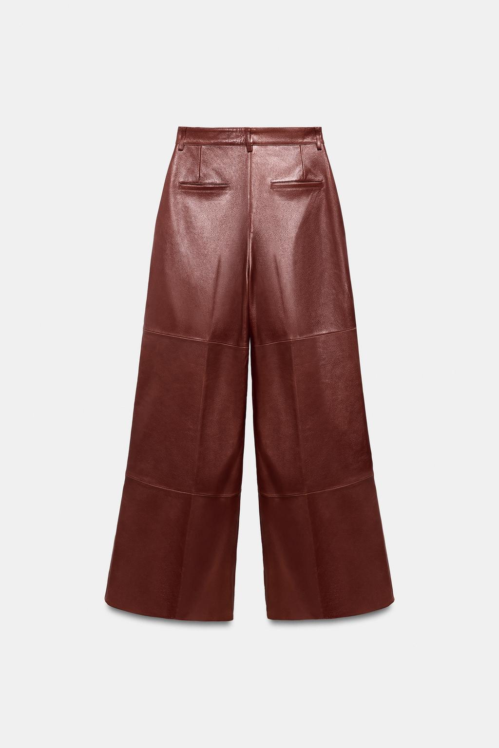 Замшевые широкие брюки лимитированной коллекции zw