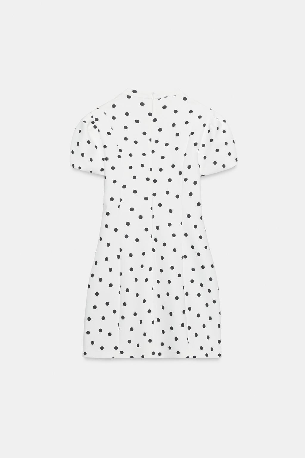 КОРОТКОЕ ПЛАТЬЕ В ГОРОШЕК