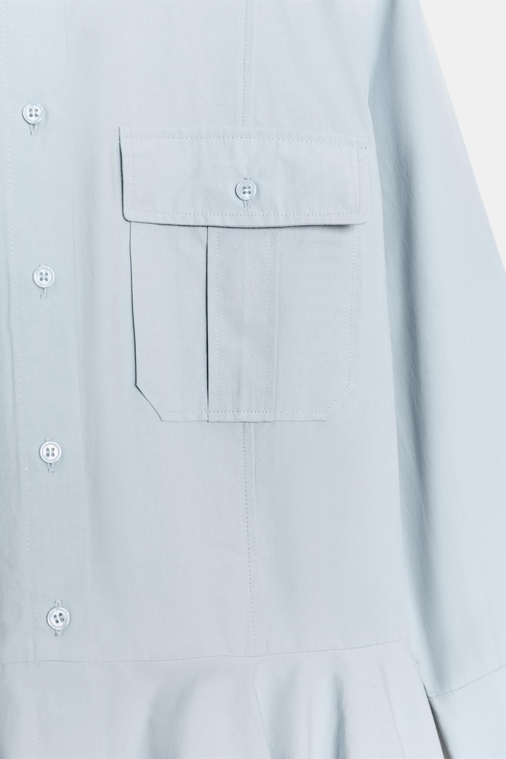 ПЛАТЬЕ-РУБАШКА ПЛИССЕ — ZW COLLECTION