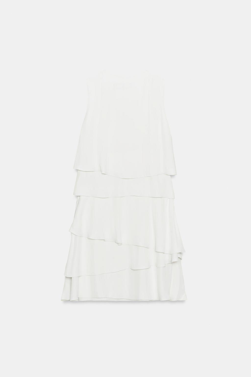 КОРОТКОЕ ПЛАТЬЕ С ВОЛАНАМИ