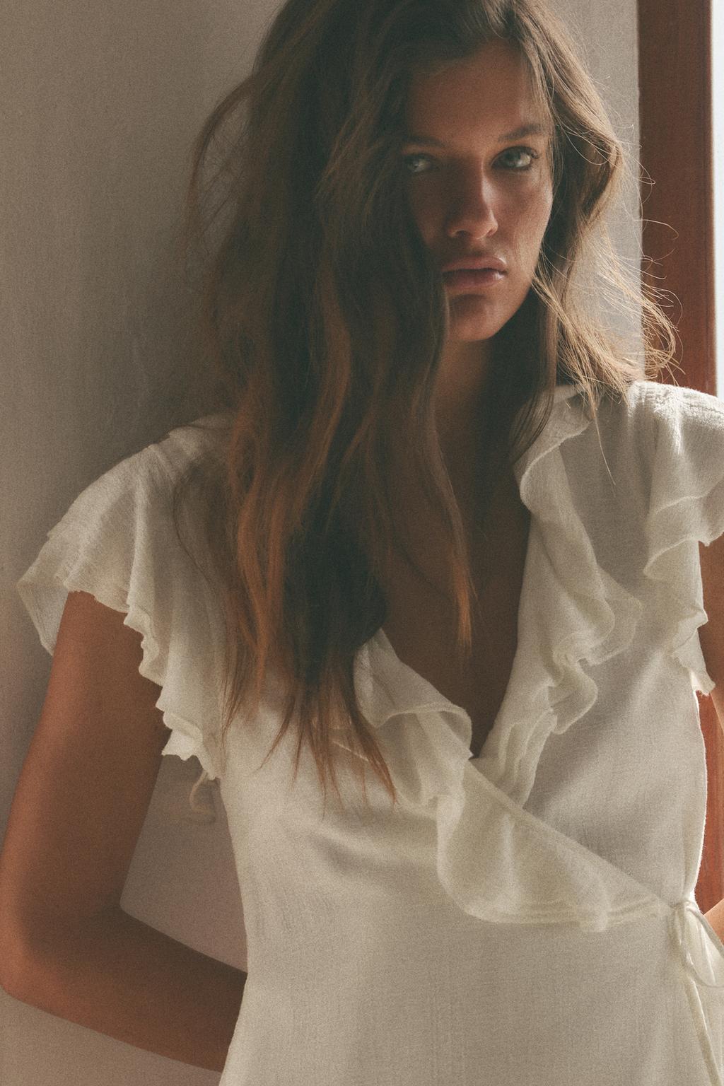 МИНИ-ПЛАТЬЕ С ВОЛАНАМИ