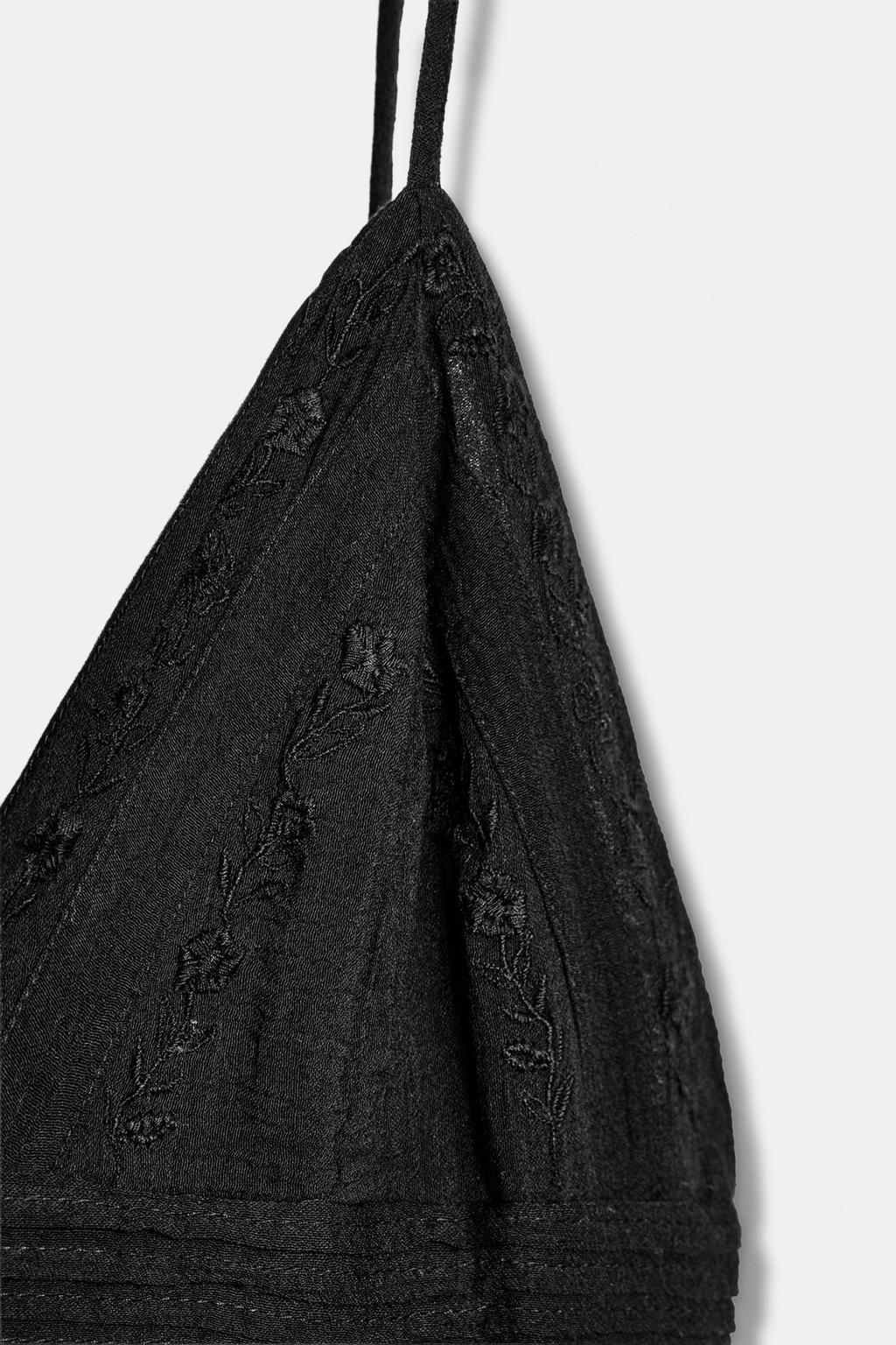 МИНИ-ПЛАТЬЕ С ВЫШИВКОЙ