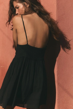 Мини-платье с вышивкой- Заказать в России