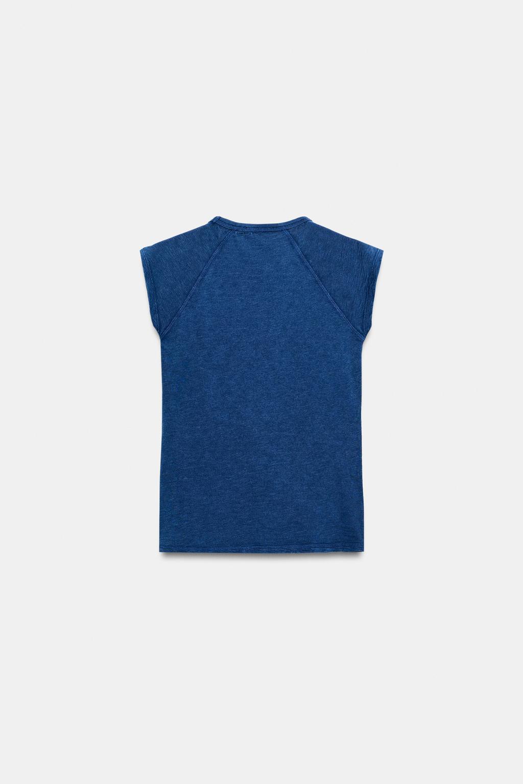 ФУТБОЛКА ФЛАМЕ С КОНТРАСТНОЙ ОТДЕЛКОЙ