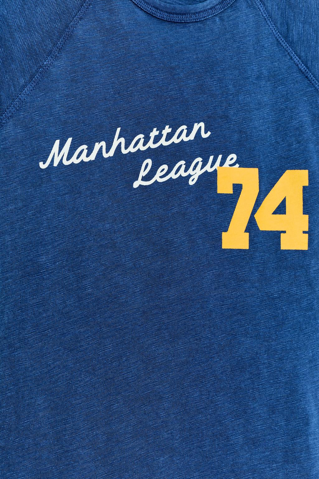 ФУТБОЛКА ФЛАМЕ С КОНТРАСТНОЙ ОТДЕЛКОЙ